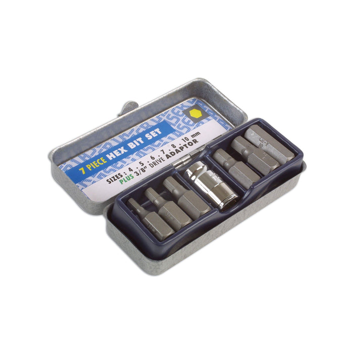 Laser Hex Bit Set 7pc 0593 Laser - Dynamic Drive