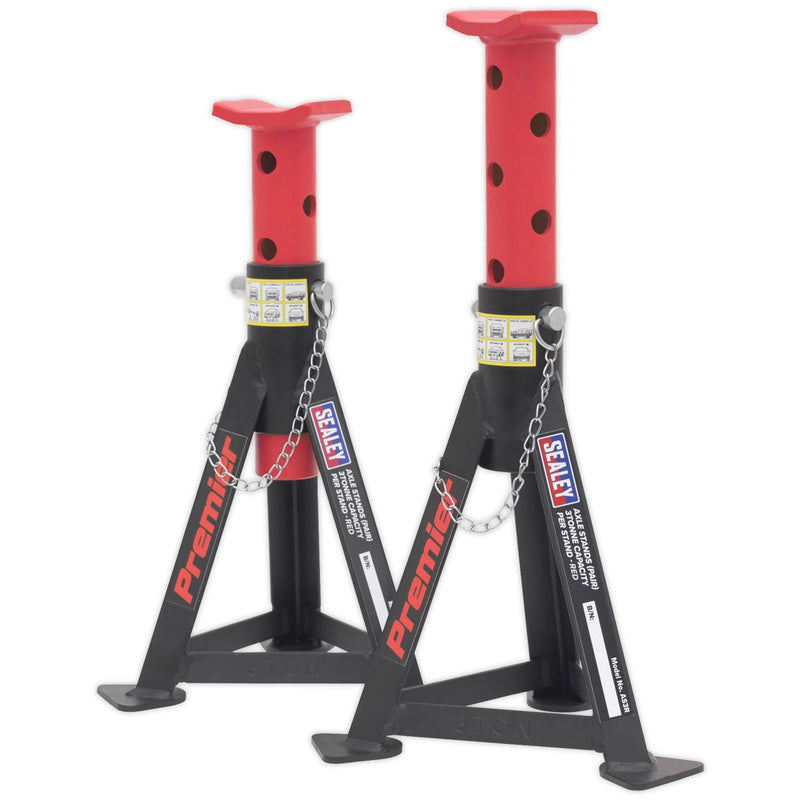 Sealey Trolley Jack 3t & AXLe Stands (Pair) 3t per Stand Combo 3040ARCOMBO Sealey - Dynamic Drive