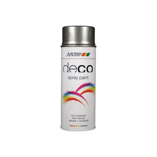 Motip® Deco Spray Paint High Gloss RAL 9007 Grey Aluminium 400ml MOTIP® - Dynamic Drive