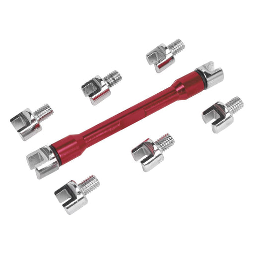 Sealey Spoke Wrench Set 9pc MS086 Sealey - Dynamic Drive