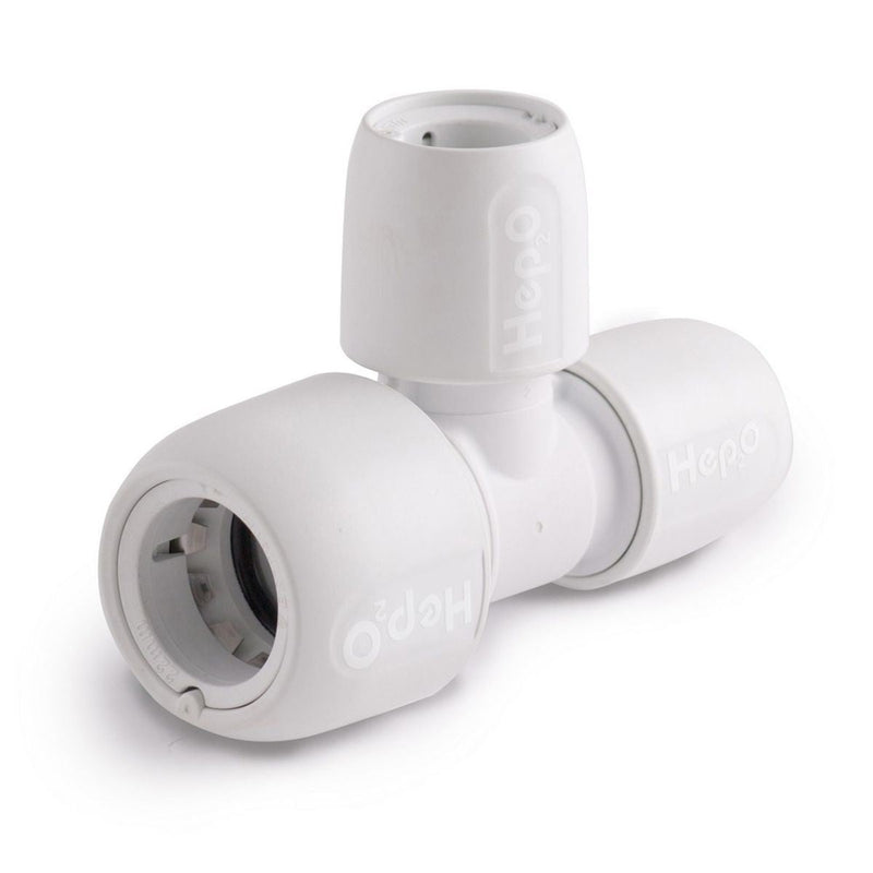 Hep2O Reduced Tee 22mm x 15mm x 15mm for Caravan/Motorhome Water System Hep2O - Dynamic Drive