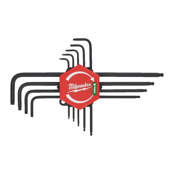 Milwaukee L-Form Torx Key Set - 9Pc Milwaukee - Dynamic Drive