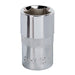 Sealey WallDrive Socket 15mm 1/2"Sq Drive Fully Polished SP1215 Sealey - Dynamic Drive