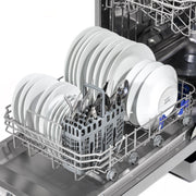 Baridi Slimline Freestanding Dishwasher 45cm Wide 10 Place Settings - Silver Baridi - Dynamic Drive