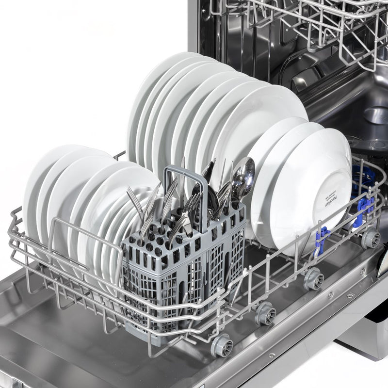 Baridi Slimline Freestanding Dishwasher 45cm Wide 10 Place Settings - Silver Baridi - Dynamic Drive