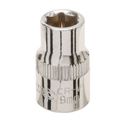 Silverline Socket 3/8" Drive 6pt Metric 9mm Silverline - Dynamic Drive
