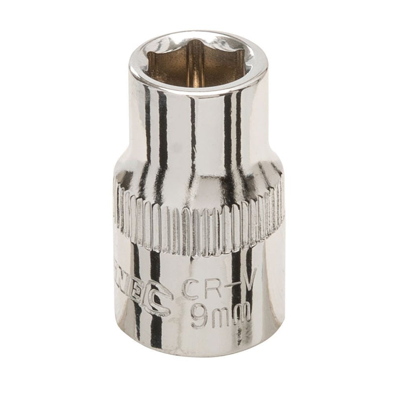 Silverline Socket 3/8" Drive 6pt Metric 9mm Silverline - Dynamic Drive