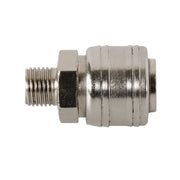 Silverline Euro Air Line Male Thread Quick Coupler 1/4" BSP Silverline - Dynamic Drive