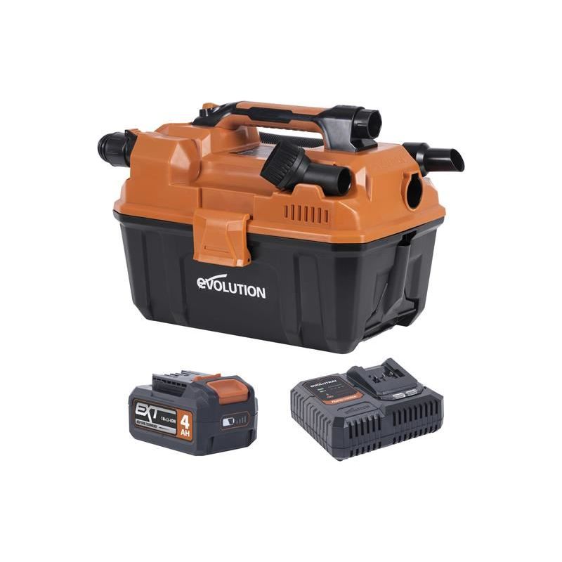 Evolution R11VAC-Li EXT Wet & Dry Vacuum Cleaner 18V 1 x 4.0Ah Li-ion Evolution - Dynamic Drive