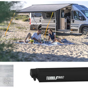 Fiamma F80s fits Fiat Ducato 320 Awning Deep Black Royal Grey Fiamma - Dynamic Drive