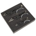 Sealey Premier Black 3pc Quick Release Locking Plier Sets Mole Grips Pliers Sealey  - Dynamic Drive