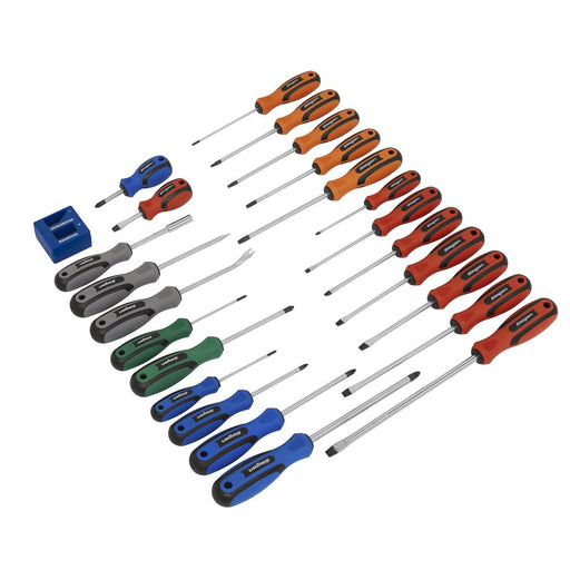 Seigen by Sealey Soft Grip Screwdriver Set 24pc S0617 Seigen by Sealey  - Dynamic Drive