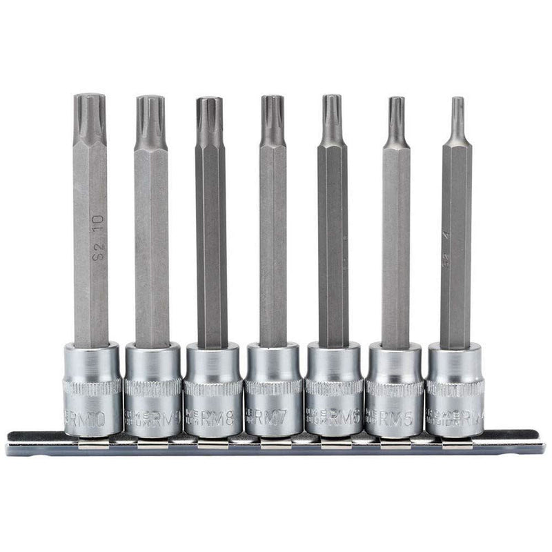 Draper Ribe Socket Bit Set, 3/8" Sq. Dr. (7 Piece) 16344 Draper - Dynamic Drive