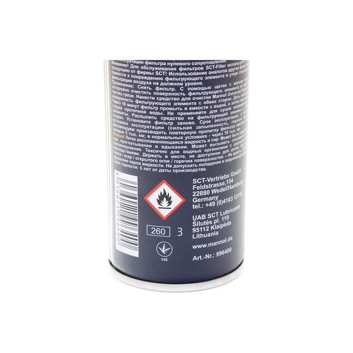 MANNOL Air Filter Oil 200ml Especially Developed For Sport Air Filters Mannol  - Dynamic Drive