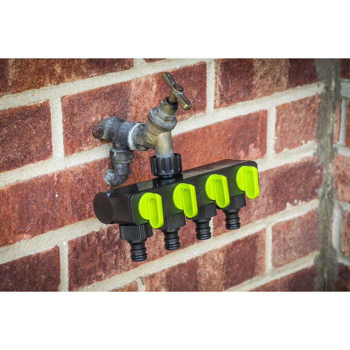 Sealey 4-Way Garden Water Distributor JS349 Sealey - Dynamic Drive