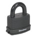 Sealey Steel Body Weatherproof Combination Padlock 48mm PL302CW Sealey - Dynamic Drive