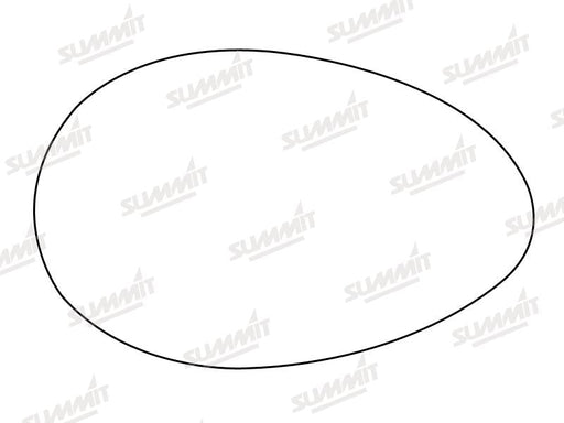 Summit Heated Base Plate With Anti-Dazzle Mirror Glass fits Alfa 156 96 to 07 RHS Summit - Dynamic Drive