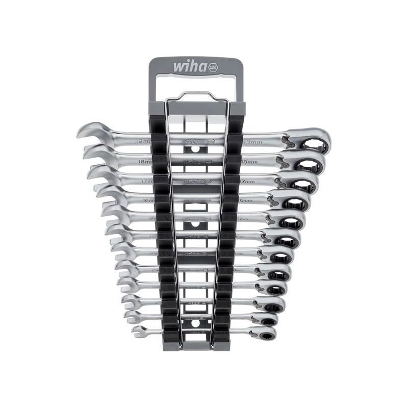 Wiha Ring Ratchet Spanner Set, 12 Piece Wiha - Dynamic Drive
