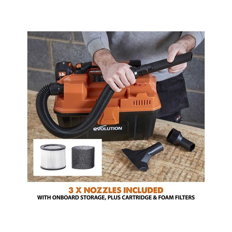 Evolution R11VAC-Li EXT Wet & Dry Vacuum Cleaner 18V Bare Unit Evolution - Dynamic Drive