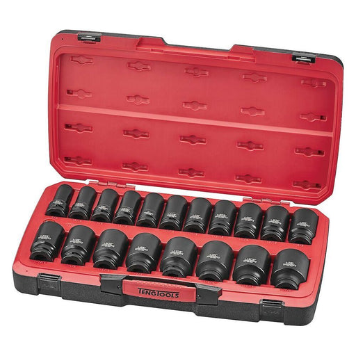 Teng Tools MECCA PRO 3/4" Deep Impact Socket Set DIN AF 21 Pieces Teng Tools - Dynamic Drive