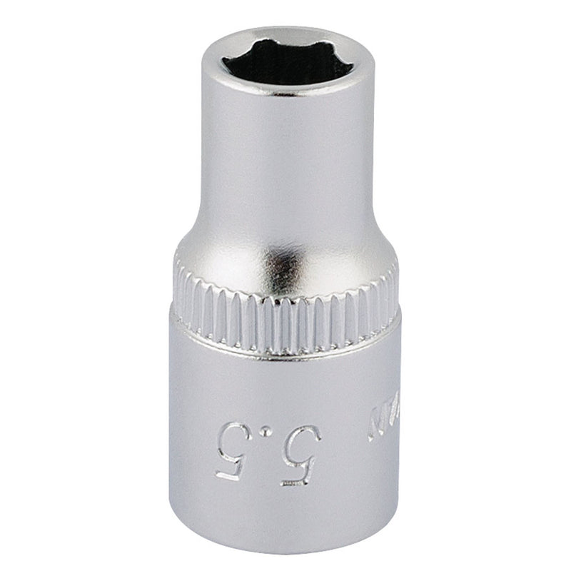 Draper Elora Hexagon Socket, 1/4" Sq. Dr., 5.5mm 11094 Draper - Dynamic Drive