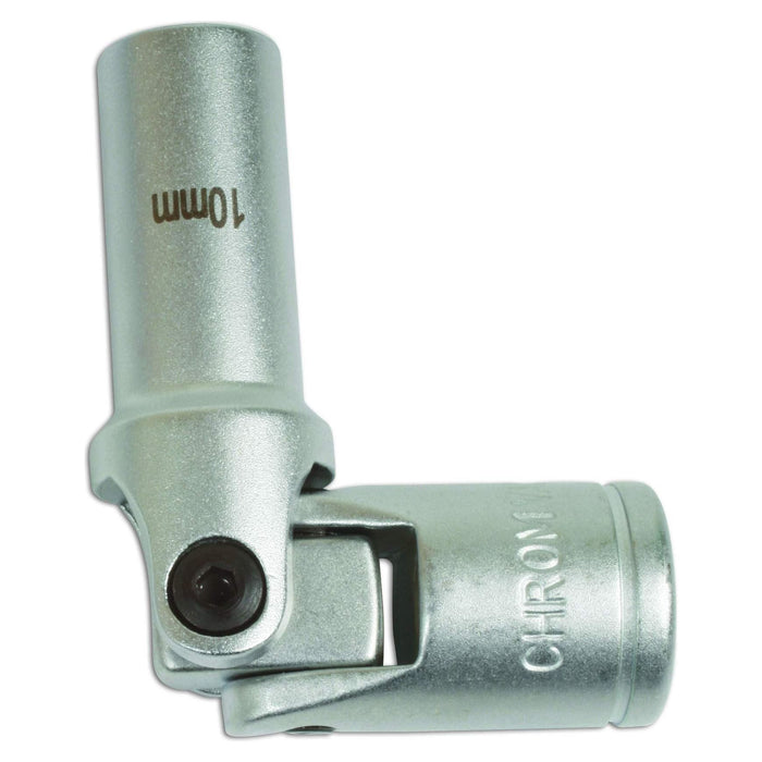 Laser Universal Joint Glow Plug Socket 3/8"D 10mm 5855 Laser - Dynamic Drive