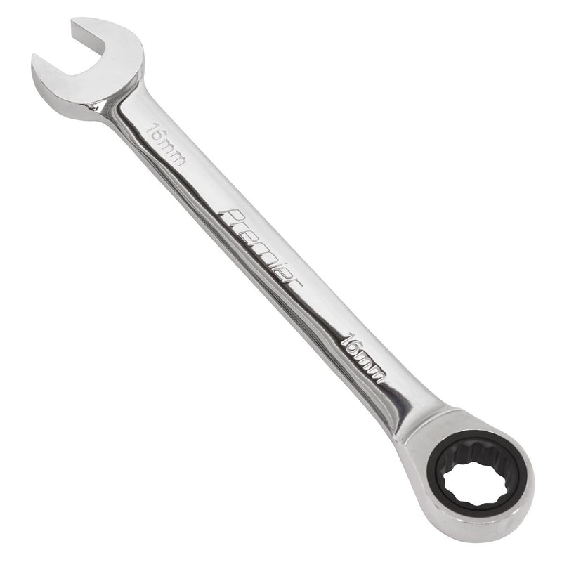 Sealey Ratchet Combination Spanner 16mm RCW16 Sealey - Dynamic Drive