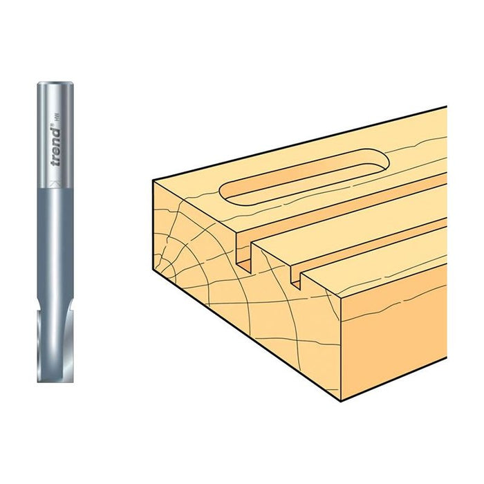 Trend 3/20L x 1/4 TCT Two Flute Pocket Cutter 6.3 x 16mm Trend - Dynamic Drive