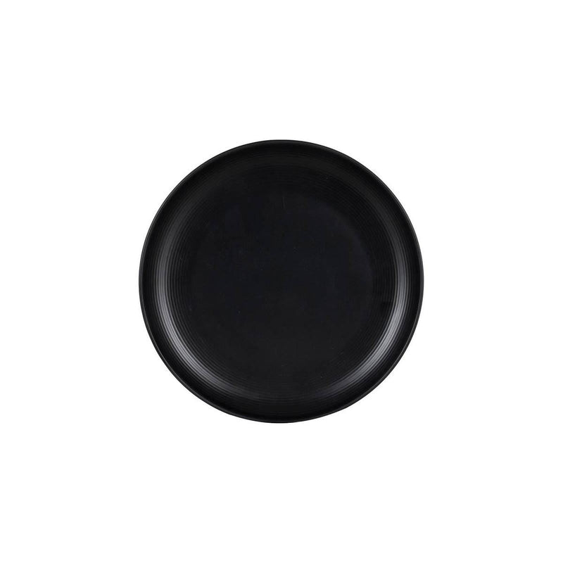 Bo-Camp Industrial Collection Dinner Plate Orville 4 Pieces Black Bo-Camp - Dynamic Drive