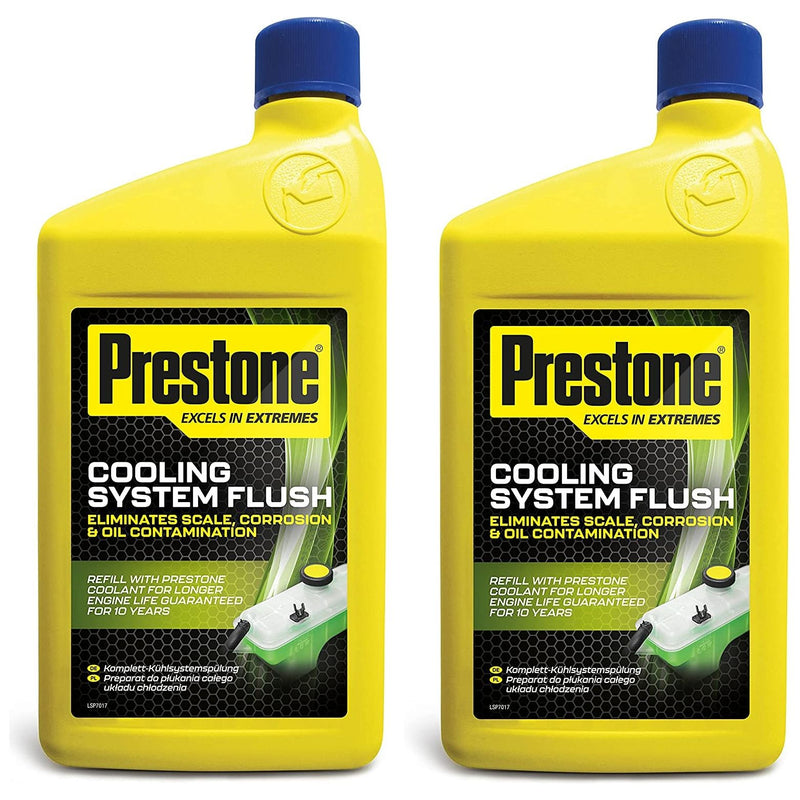 2x Prestone Cooling System Flush Eliminates Scale Corrosion & Oil Contamination Prestone  - Dynamic Drive
