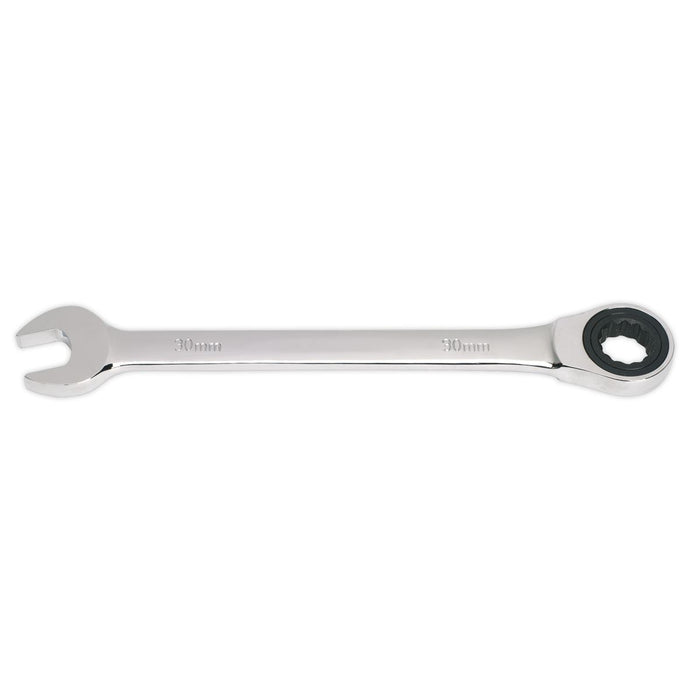 Sealey Ratchet Combination Spanner 30mm RCW30 Sealey - Dynamic Drive