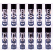 12x PMA Professional Gloss Black 500ml Spray Paint High Coverage PMA - Dynamic Drive