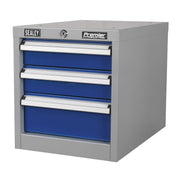 Sealey Industrial Triple Drawer Unit for API Series Workbenches API16 Sealey - Dynamic Drive
