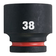 Milwaukee 38Mm 3/4 Impact Socket Std-1Pc New 4932480373 Milwaukee - Dynamic Drive