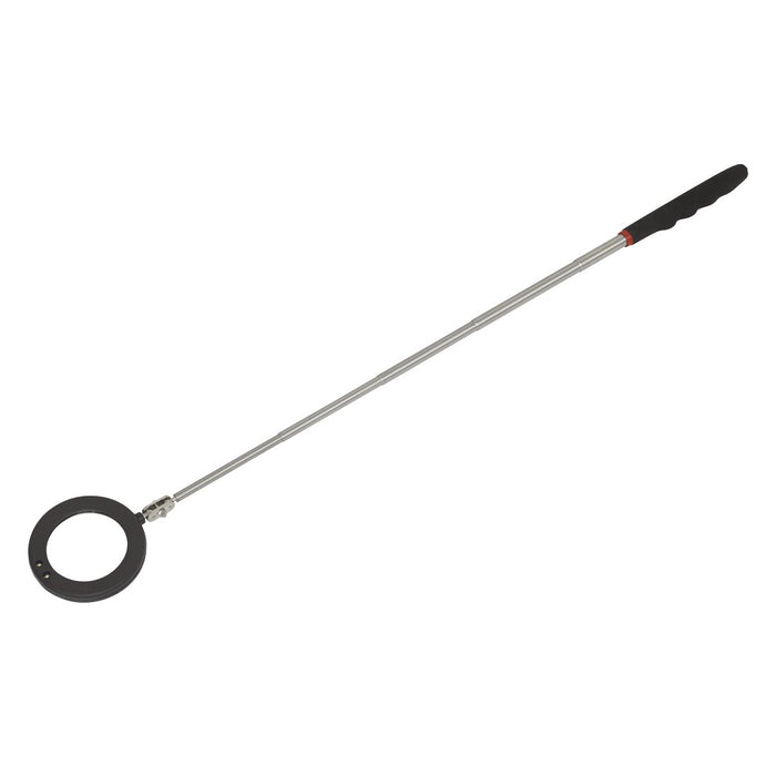 Sealey Telescopic Inspection Mirror75mm with LED S0947 Sealey - Dynamic Drive