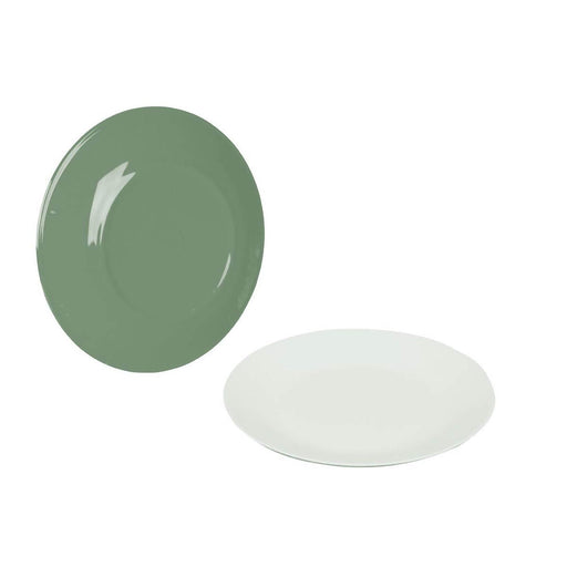 Bo-Camp Breakfast Plate Two Tone Melamine 4 Pieces Green Bo-Camp - Dynamic Drive
