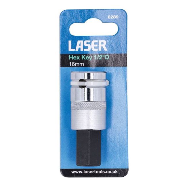 Laser 16mm Hex Key 1/2"D 8289 Laser - Dynamic Drive