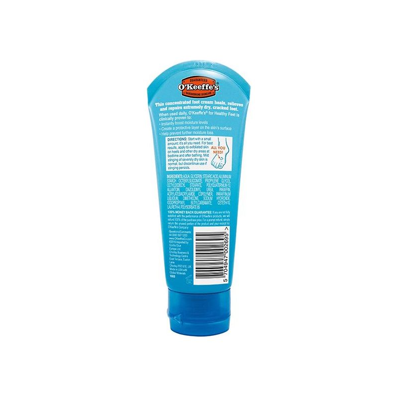 Gorilla Glue O'Keeffe's Healthy Feet Foot Cream 85g Tube Gorilla Glue - Dynamic Drive
