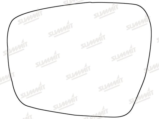 Summit Stick-On Standard Mirror Glass fits Ford S-Max 15 on LHS Summit - Dynamic Drive