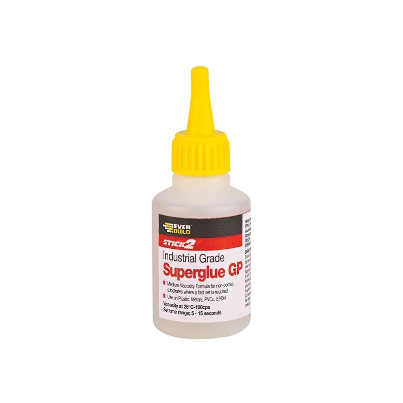 Everbuild Sika Industrial Superglue General Purpose 50g Everbuild Sika - Dynamic Drive
