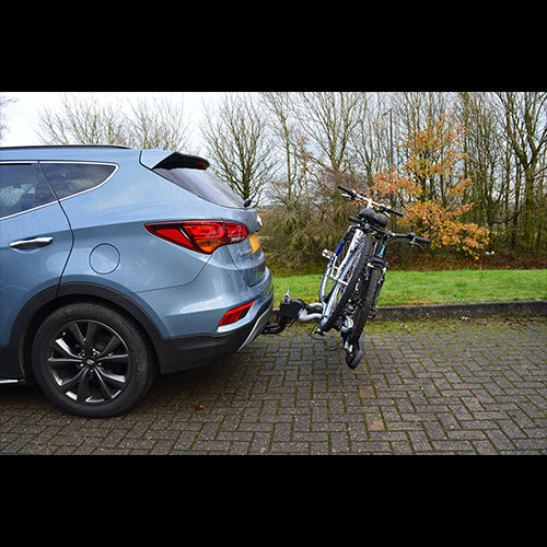 M-Way Towball Mounted Car Rear Tow Bar Cycle Holder 2 Bike Carriers w Electrics Maypole  - Dynamic Drive