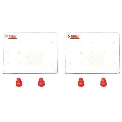 Fiamma Heavy Fixing Top Brackets Pair For Bike Rack Motorhome Fiamma  - Dynamic Drive