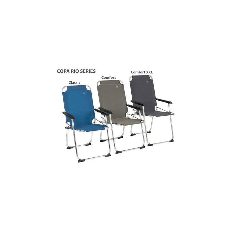 Bo-Camp Chair Copa Rio M Aluminium Graphite Bo-Camp - Dynamic Drive