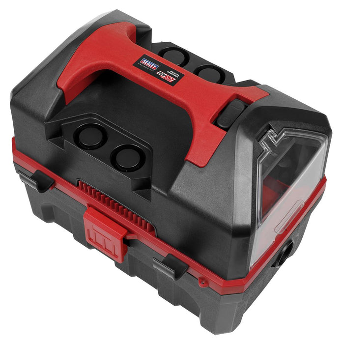 Sealey SV20 Series 10L Cordless Wet & Dry Vacuum Cleaner 20V - Body Only Sealey - Dynamic Drive