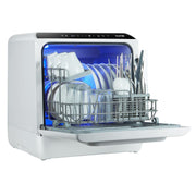 Baridi 2-4 Place Settings Mini Portable Tabletop Dishwasher, 5 Wash Functions Baridi - Dynamic Drive
