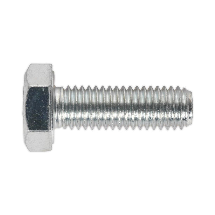 Sealey HT Setscrew M10 x 30mm 8.8 Zinc Pack of 25 SS1030 Sealey - Dynamic Drive
