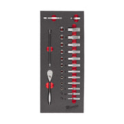 Milwaukee 1/4Dr Socket Set Foam Insert 4932479824 Milwaukee - Dynamic Drive
