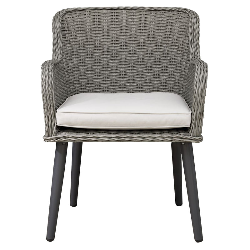 Dellonda Buxton Rattan Wicker Outdoor Chairs Set 2pc DG76 Dellonda - Dynamic Drive