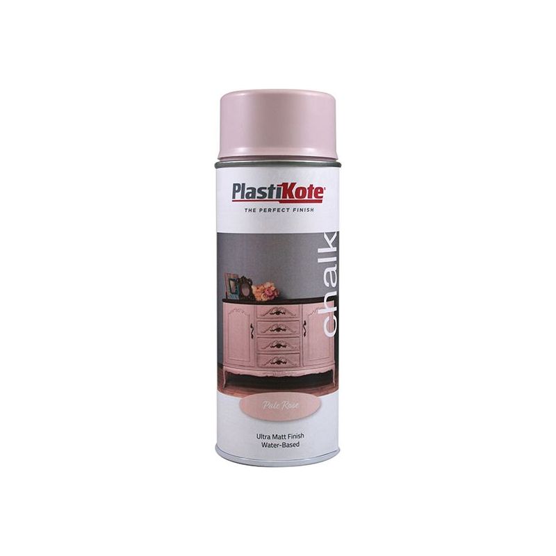 Plastikote Chalk Finish Spray Pale Rose 400ml PlastiKote - Dynamic Drive