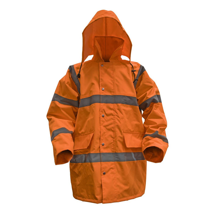 Worksafe Worksafe Hi-Vis Orange Jacket with Quilted Lining - Large 806LO Worksafe - Dynamic Drive